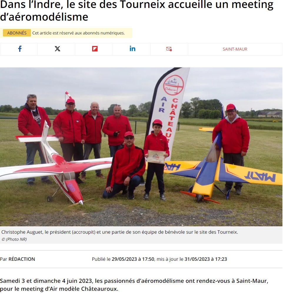 Notrre meeting 2023 vu par la NR